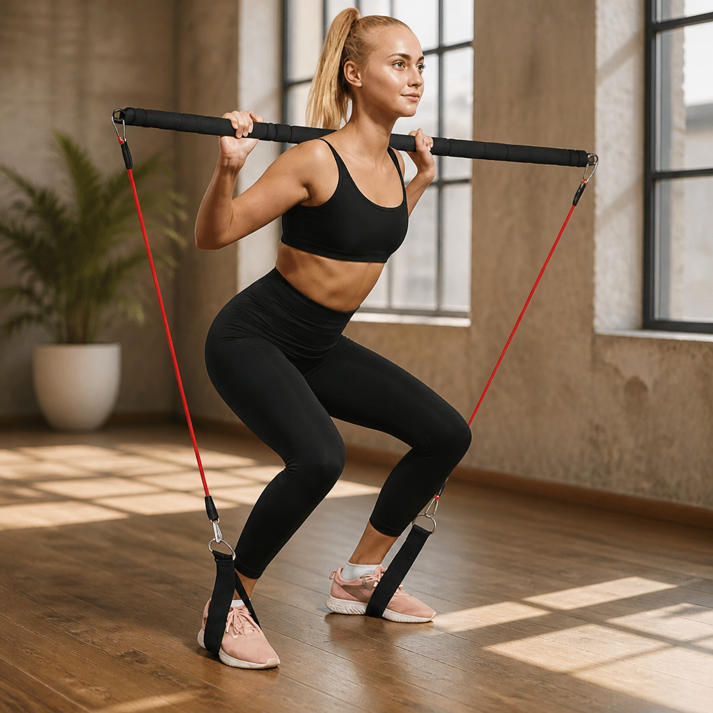 Barre de Pilates et Musculation multi-fonctions