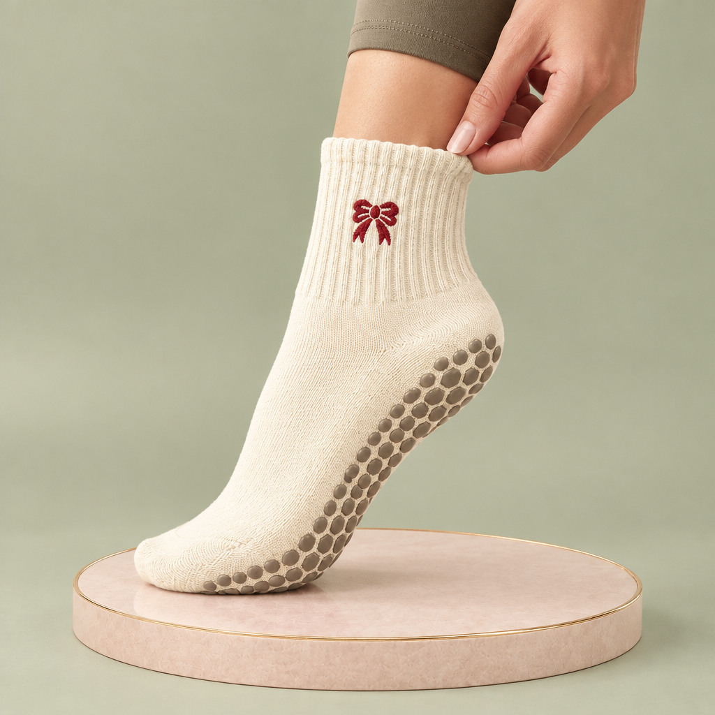 GripSocks FitNova ajustées sur le pied