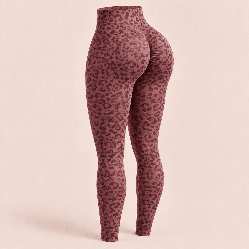 Legging léopard sans couture taille haute WildFit FitNova – détail du produit