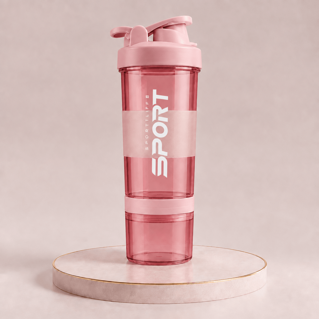 Gourde shaker 3 compartiments 500 ml ShakerPro FitNova