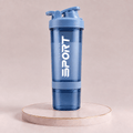 Gourde shaker 3 compartiments 500 ml ShakerPro FitNova