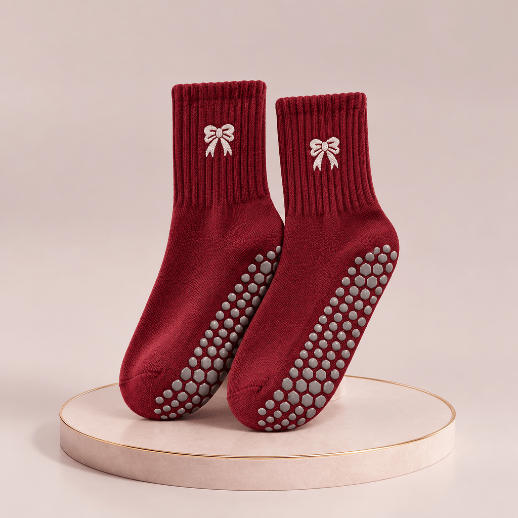  Chaussettes antidérapantes Pilates et yoga GripSocks FitNova