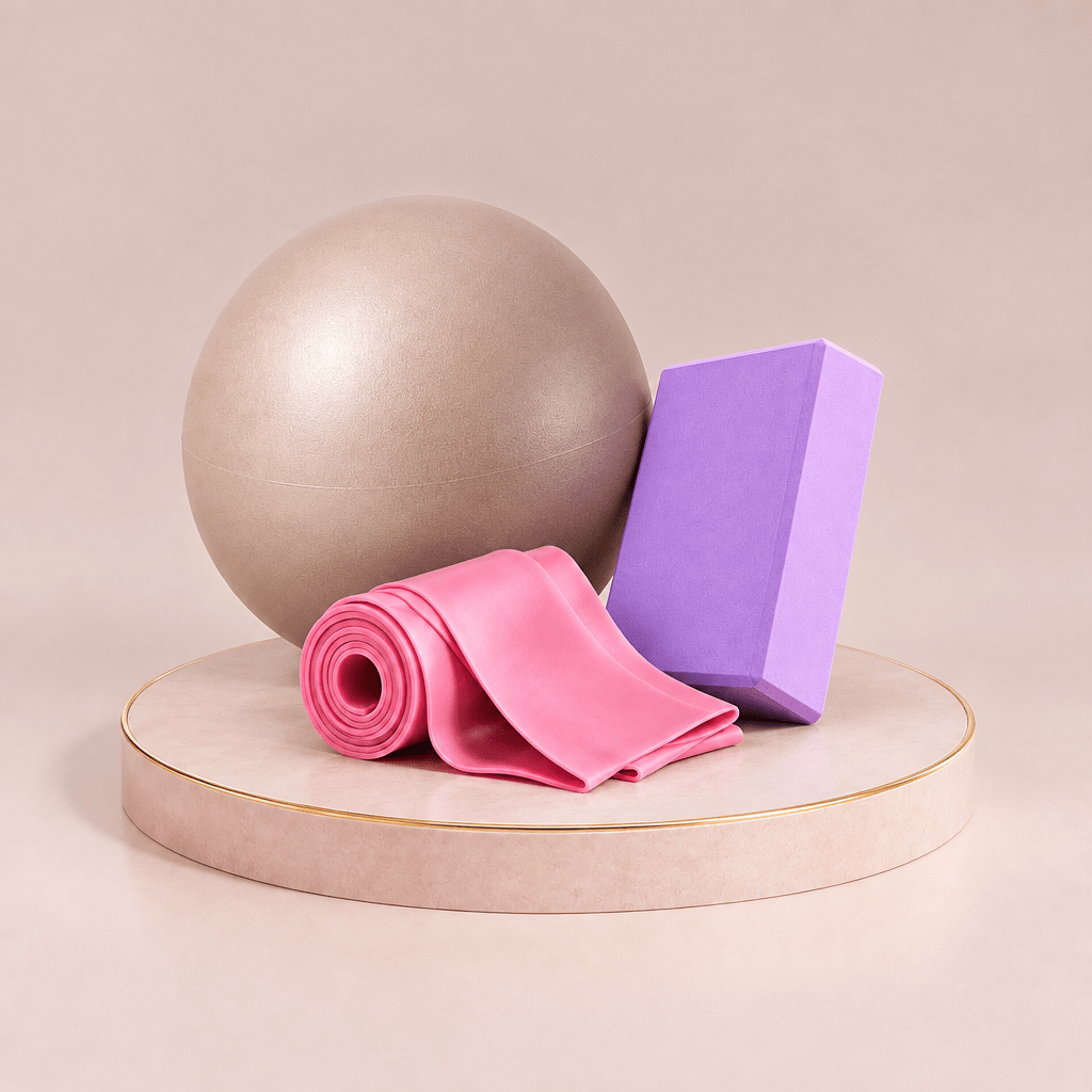 Pack Pilates Essentiel FitNova – ballon brique et bande élastique