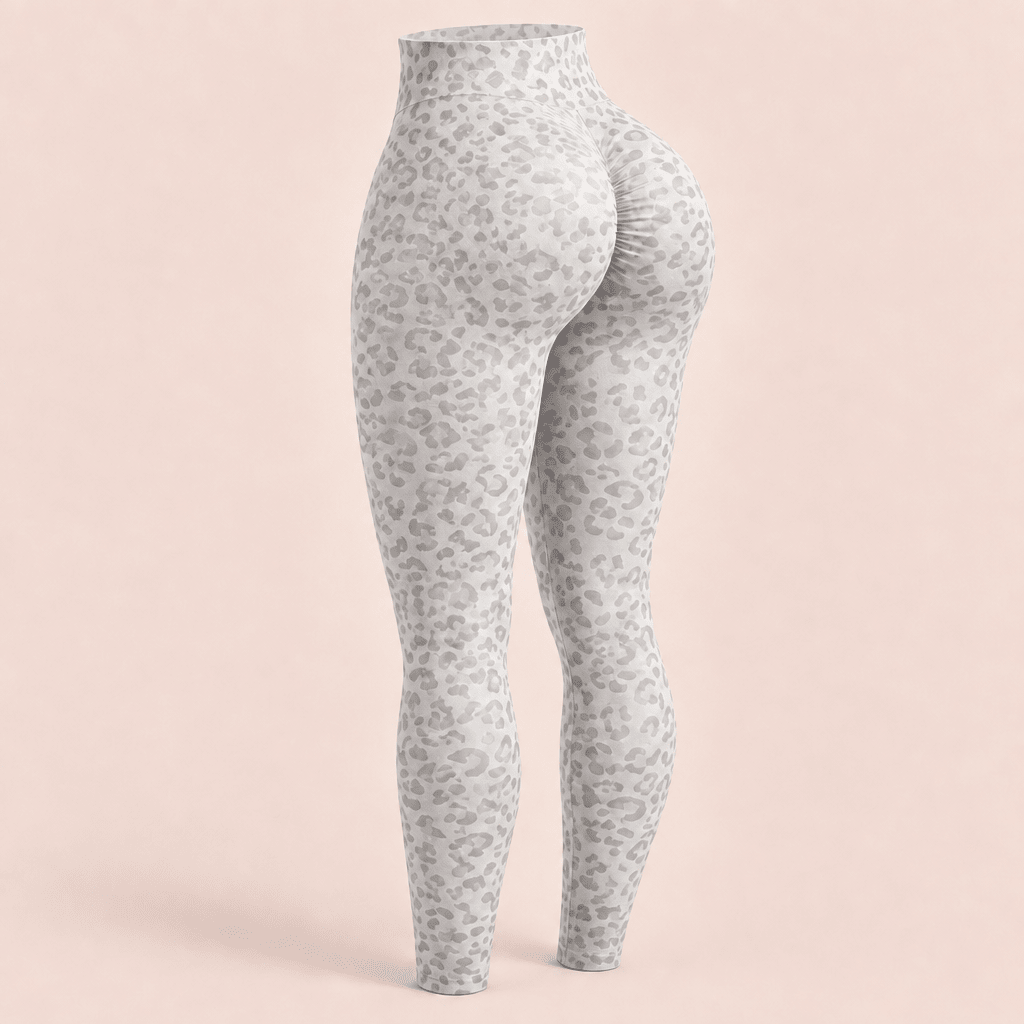 Legging léopard sans couture taille haute WildFit FitNova – détail