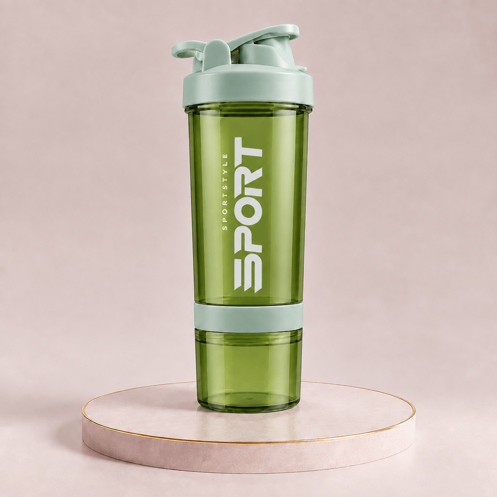 Gourde shaker 3 compartiments 500 ml ShakerPro FitNova